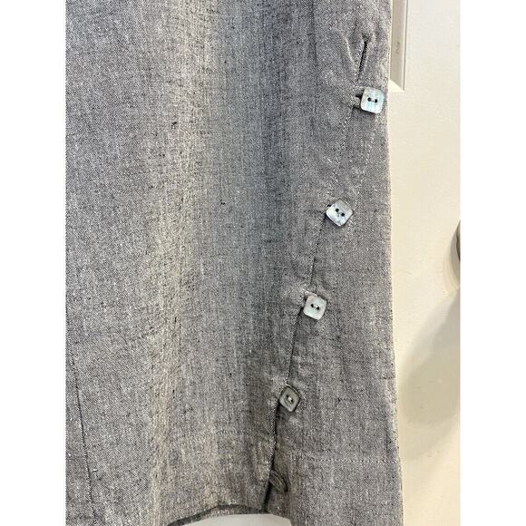 J Envie Size 8 Wide Leg Pants Stretch w/Mother Of Pearl Buttons Womens Career - Picture 4 of 11